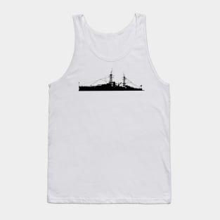 Battleship - USS Arizona - Silhouette Tank Top